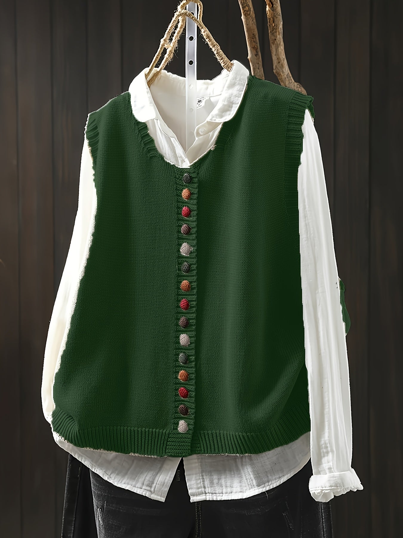 Isabelle™ | Sleeveless knitted vest