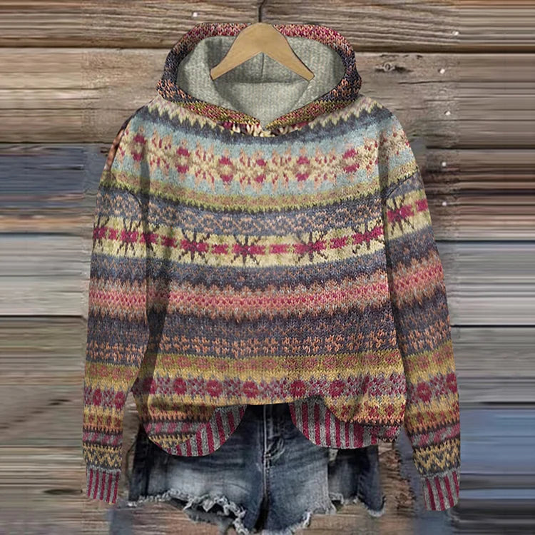 Holly™ | Timeless patterned hoodie