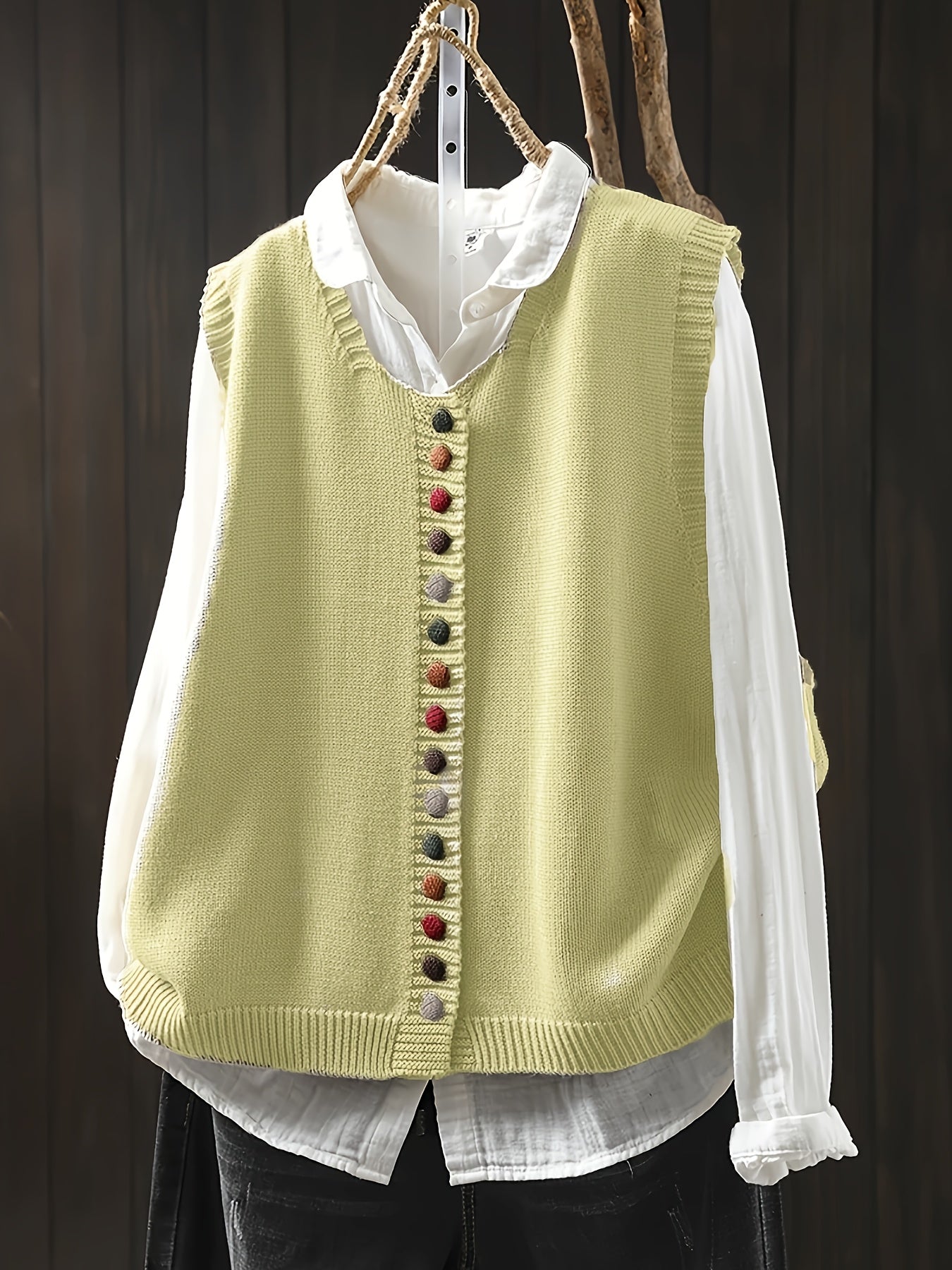 Isabelle™ | Sleeveless knitted vest