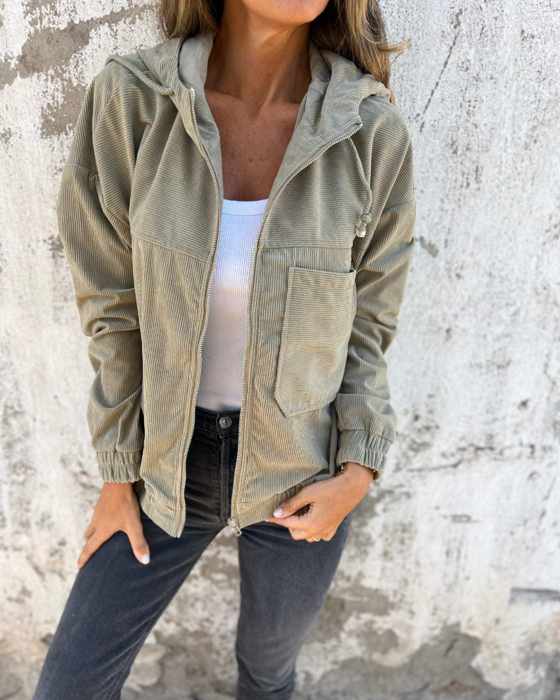 Emma™ | Warm, soft and retro-inspired corduroy jacket