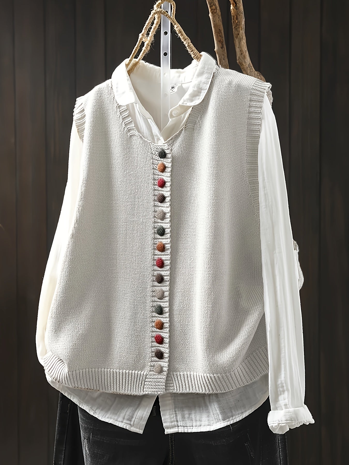 Isabelle™ | Sleeveless knitted vest