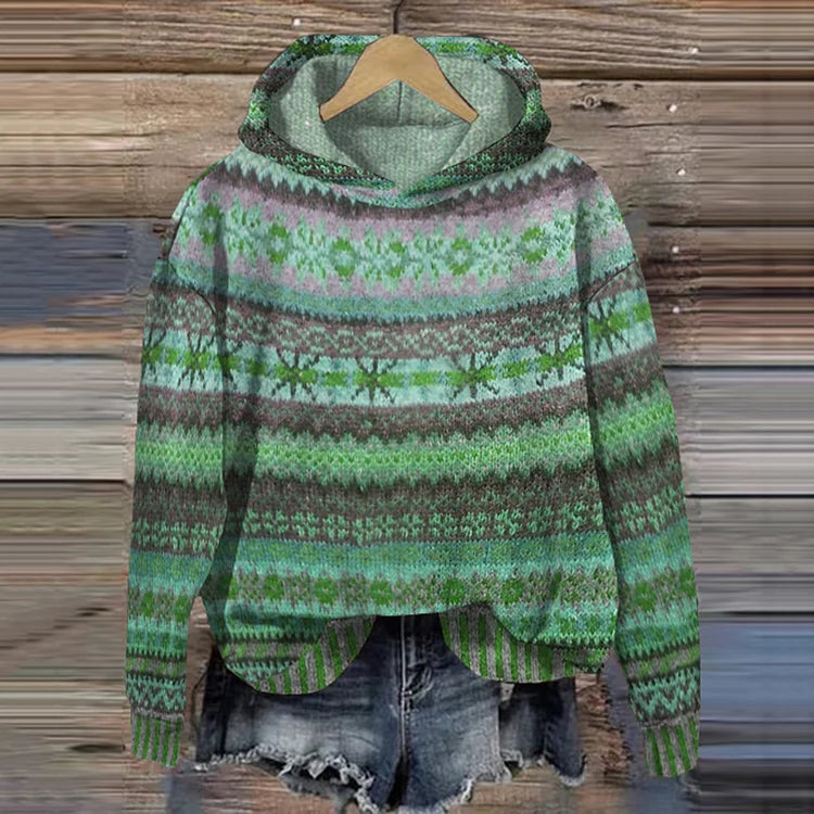 Holly™ | Timeless patterned hoodie