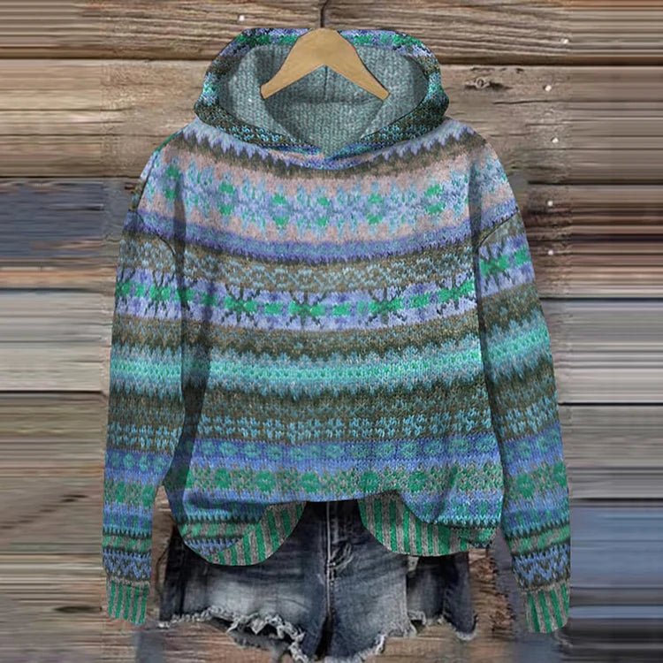 Holly™ | Timeless patterned hoodie