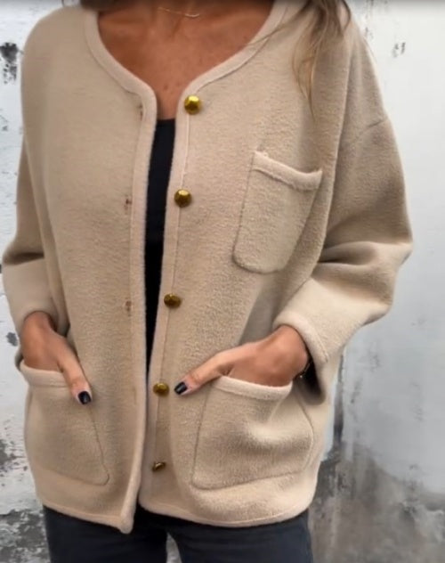 Esme™ | Elegant short coat with refined details