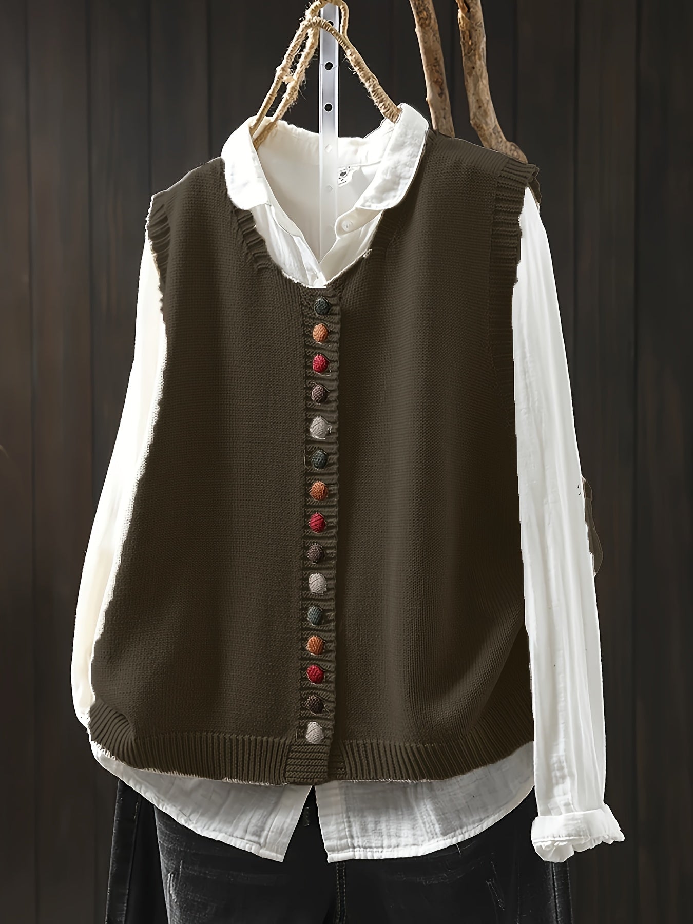 Isabelle™ | Sleeveless knitted vest