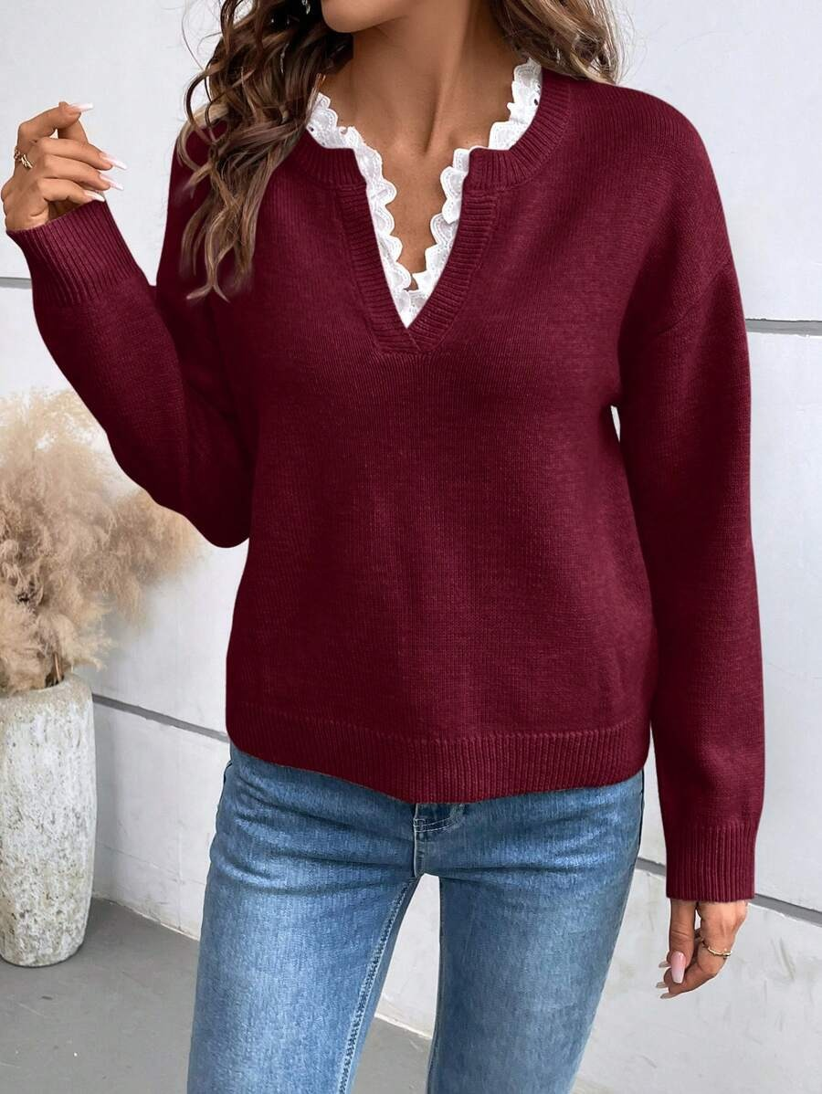 Madison™ | Delicate knit with feminine details